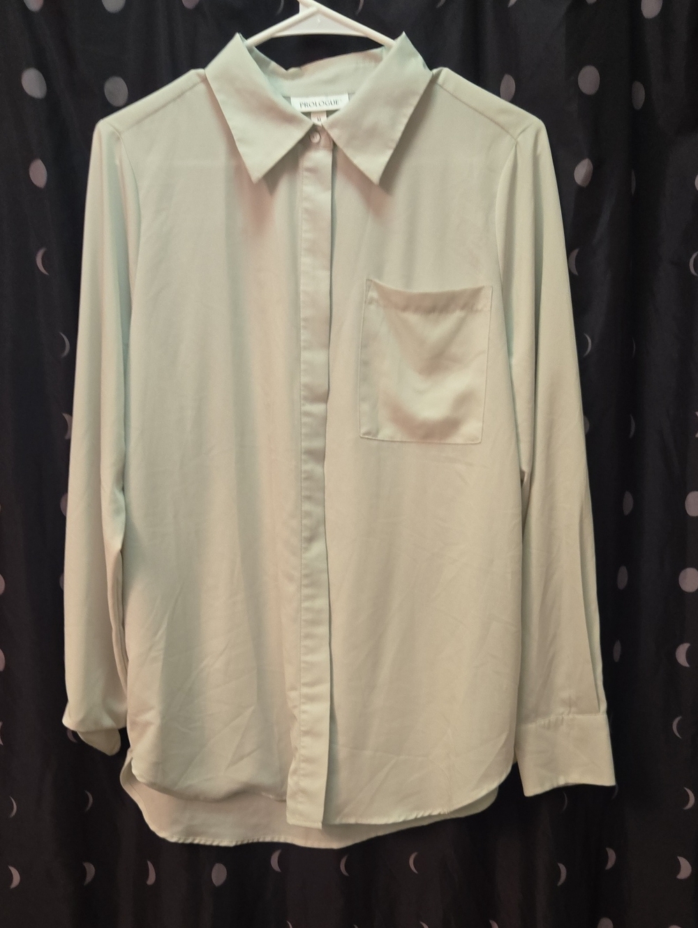 Prologue Pale Mint Long-Sleeve Button-Down Shirt